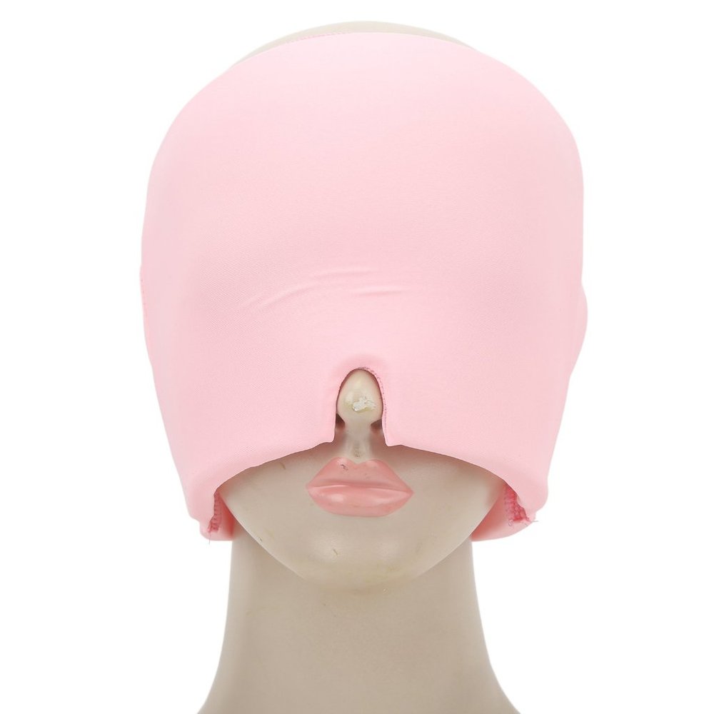 Cold Therapy Migraine Bag, Elastic Gel Comfortable Wearable Head Ice Wrap For Ly
